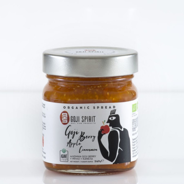 Βιολογικό Άλειμμα Goji Berry, Μήλο, Κανέλα Βιολογικό Άλειμμα Goji Berry, Μήλο, Κανέλα