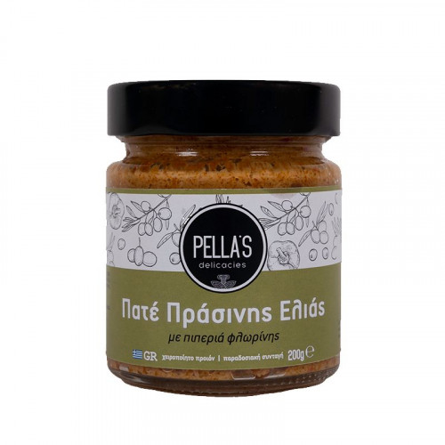 Πατέ πράσινης ελιάς με πιπεριά Φλωρίνης Πατέ πράσινης ελιάς με πιπεριά Φλωρίνης
