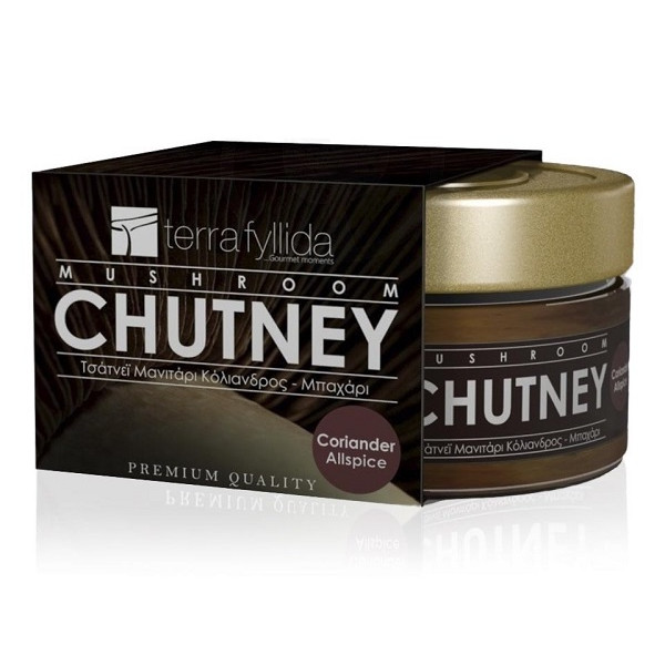 Chutney Μανιτάρι Πλευρώτους με Κόλιανδρο και Μπαχάρι