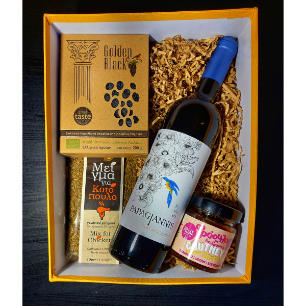 Πακέτο Δώρου Οίνος λευκός Μαλαγουζιά 